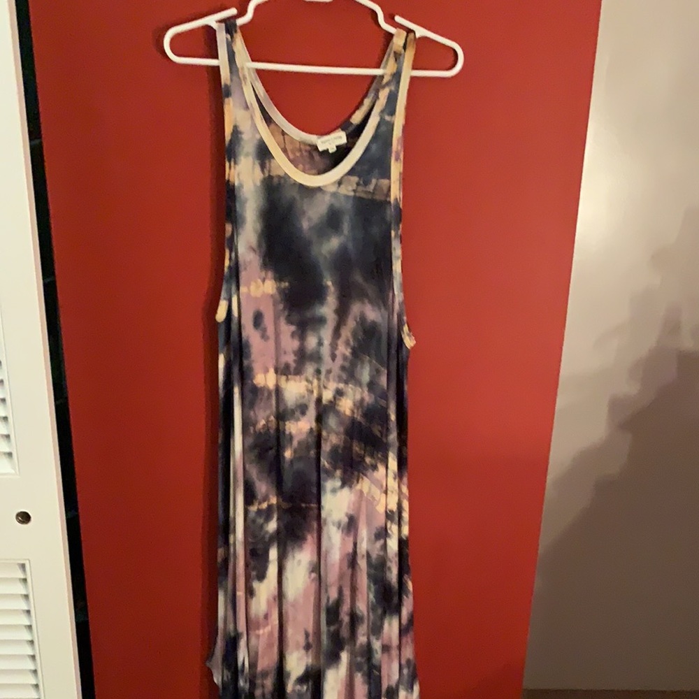 Tie dye maxi